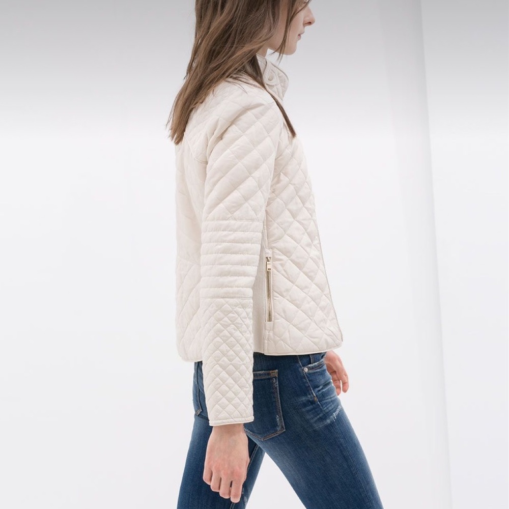Zara fitted quilted jacket - Picture 3 of 10